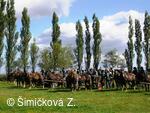 řazení vozů a jezdců před vyjížďkou
